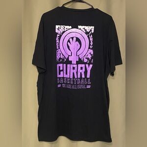 Curry Under Armour Golden State Warriors Binspiring Performance shirt Men L NWT